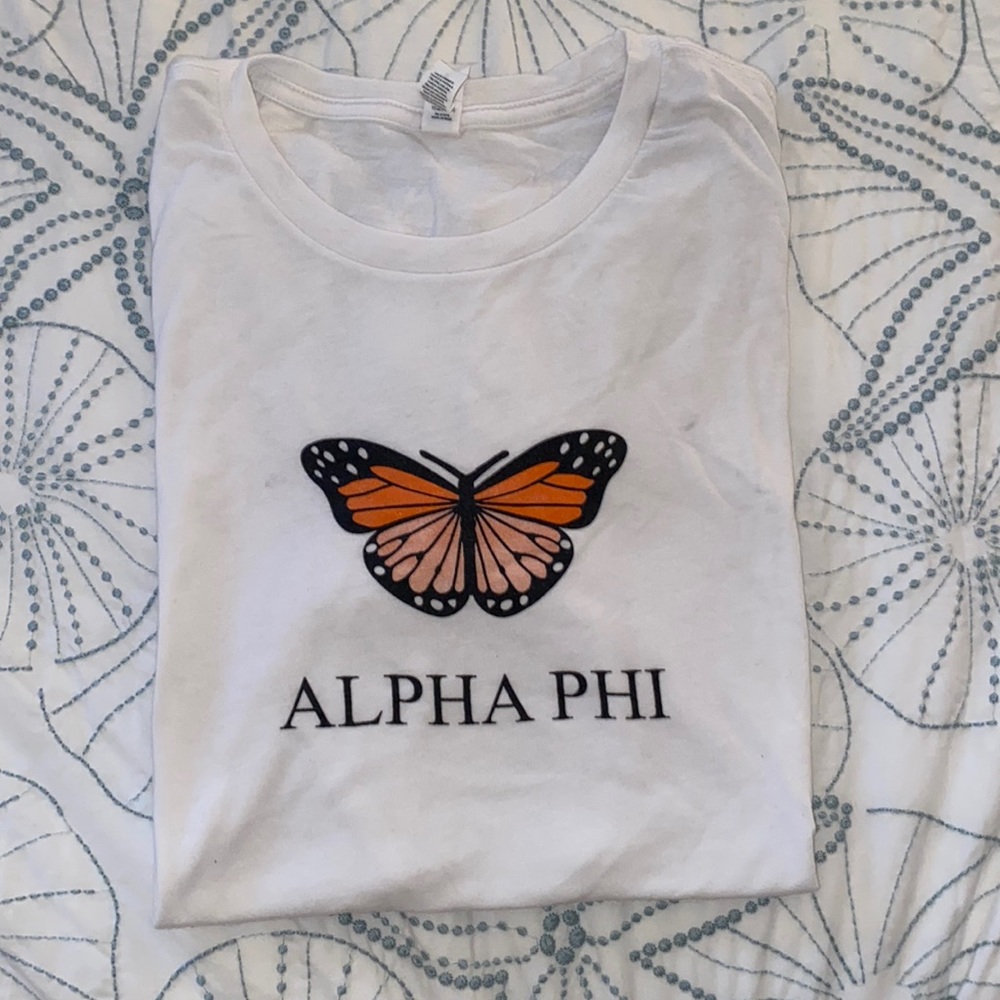 Butterfly Alpha Phi Sorority T-Shirt